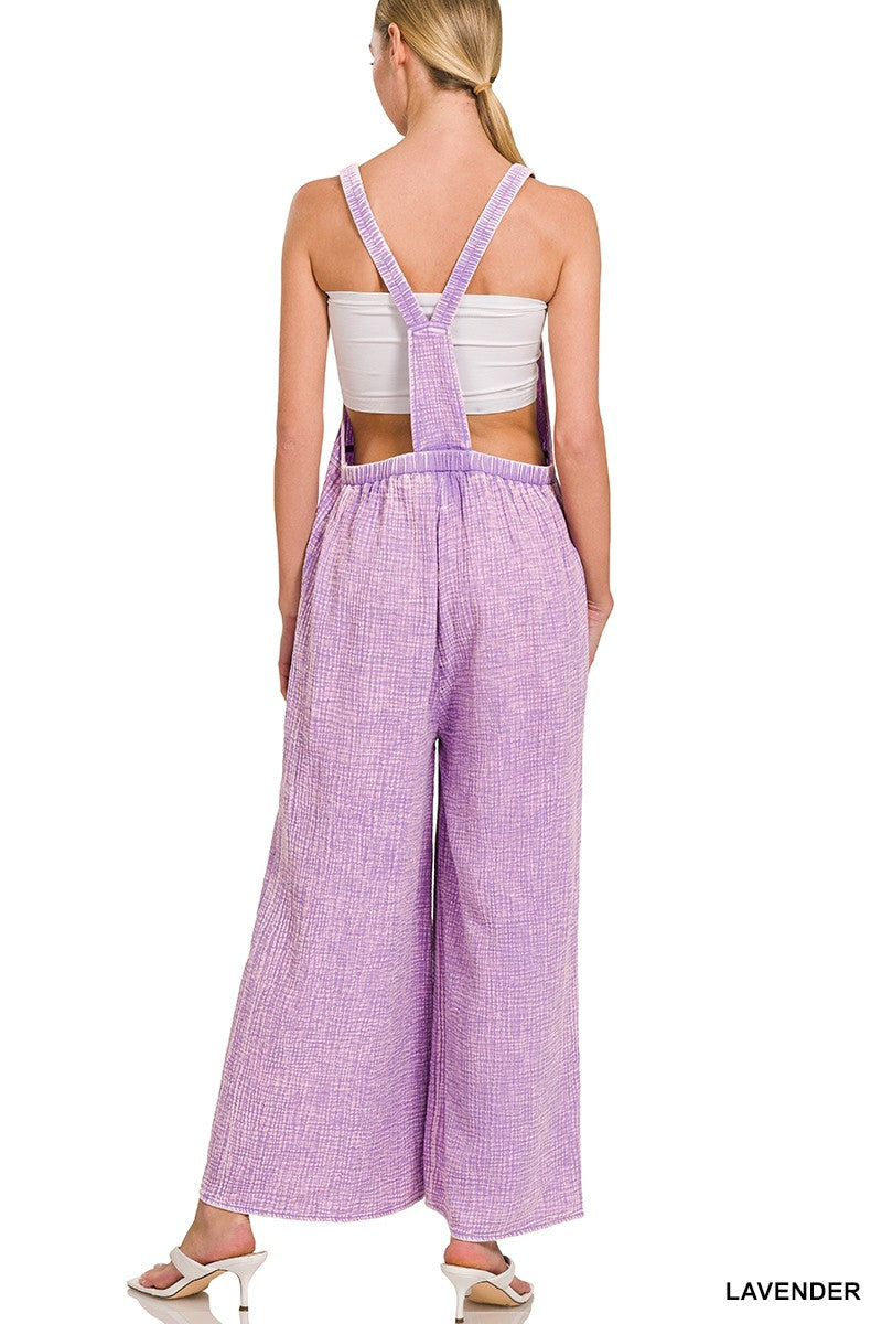 Ball and Chain Wide Leg Overalls